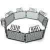Building Blocks MOC Building Blocks Protective Mesh Wire Mesh Spring Military Fence War Scene DIY Accessories Plastic Toys