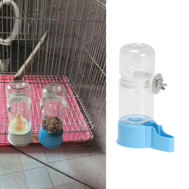 2PCS Automatic Auto Waterer For Parrots Budgies Cockatiels Safe Plastic Water Dispenser Feeder Easy Maintenances