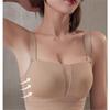 Seamless Lingerie Women's Breathable Bra Without Underwire Anti-sagging Breast Retraction Thin Large-sized Invisible Bra Push Up Bra