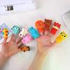Set di 5 Pupazzi da Dito Cartoni Animati Giocattolo Bambini Bambole Animali Morbide Giocattoli da Dito per Bambini Narrazione Gioco di Ruolo Educativo Gadget per Feste