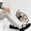 Chic Simplicity Kids Girl Pantyhose Fashion Solid Color Korean Legging Stocking for Children Autumn Spring Thicken Cotton Tights