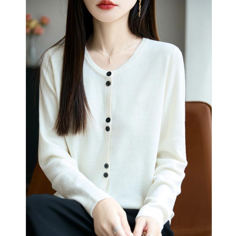Women S Loose Long Sleeve Knit Cardigan Versatile Sweater Coat