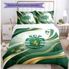 Set Biancheria da Letto 3 Pezzi Stampato FC Sporting CP Traspirante Copripiumino con Federe Biancheria da Letto Decorativa per Camera da Letto Casa
