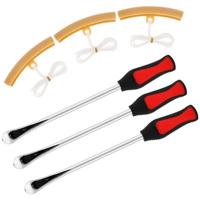 Outils Levier de Changement de Pneu Moto Réparation Pneu Auto Cuillère Kit Pneu 30CM Leviers Pneu Vélo Cuillère Protège Jante Outil de Réparation Pneu