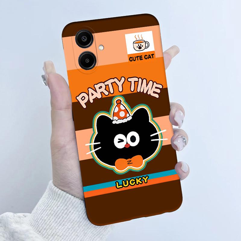 For Samsung Galaxy A06 Casing A065 SM-A065F A06 4G GalaxyA06 Cover Cute Astronaut Panda Flowers Pattern Candy Soft Silicone Case
