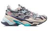 Li Ning CF Tracing Cushioning Rebound Low top Casual Shoes Women's Portuguese Gray Purple AGLR166-3