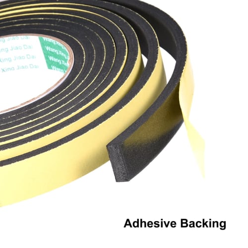 uxcell EVA Sealing Foam Tape EVA Foam Strip Seal Shockproof Sponge Foam Tape 20mm Width 5mm Thick 3M Length for Window Insulation