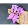Dyed Slice Druzy Agate Matched pair Cabochon Loose Gemstone 3Pair Lot 251Cts A-721