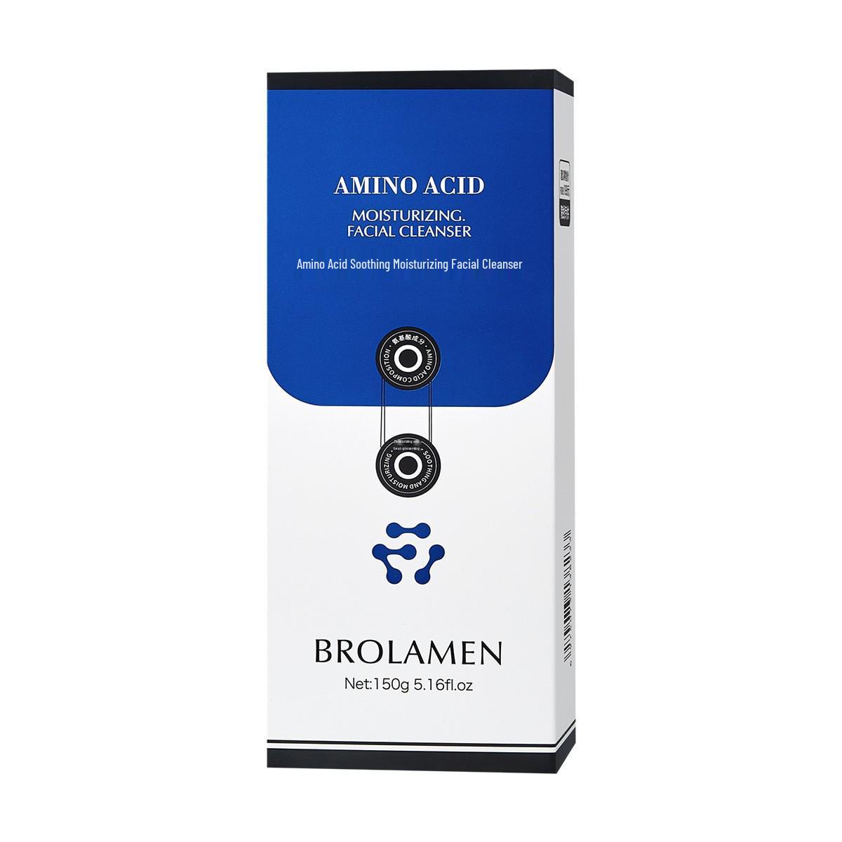Bailanmeng Amino Acid Gentle Deep Cleansing Facial Cleanser Amino Acid Soothing Moisturizing Facial Cleanser