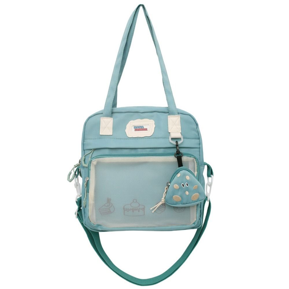 

Japanese Style Small Ita Bag Multi-purpose Clear ItaBag Lolita Pin Display Backpack Girls синій