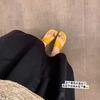 2025 Summer New Flat-bottomed Beach Cover Toe Small Cool Slippers Wear Fashion Casual Versatile Slippers Women's Shoes