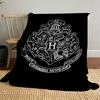 1pc Hogwarts Crest Raven Snake Eagle Outdoor Flannel Throw Blanket All Season Soft Warmth,Home Decor 1031238