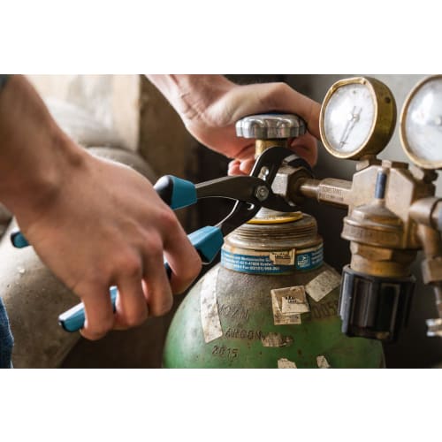 HAZET 1859SPC/3 3-Piece Pliers Set: Includes Nippers, Needle-Nose Pliers, Crimping Tool, Electrician's Pliers, Wiring Tools, and Wire Stripper. Chrome