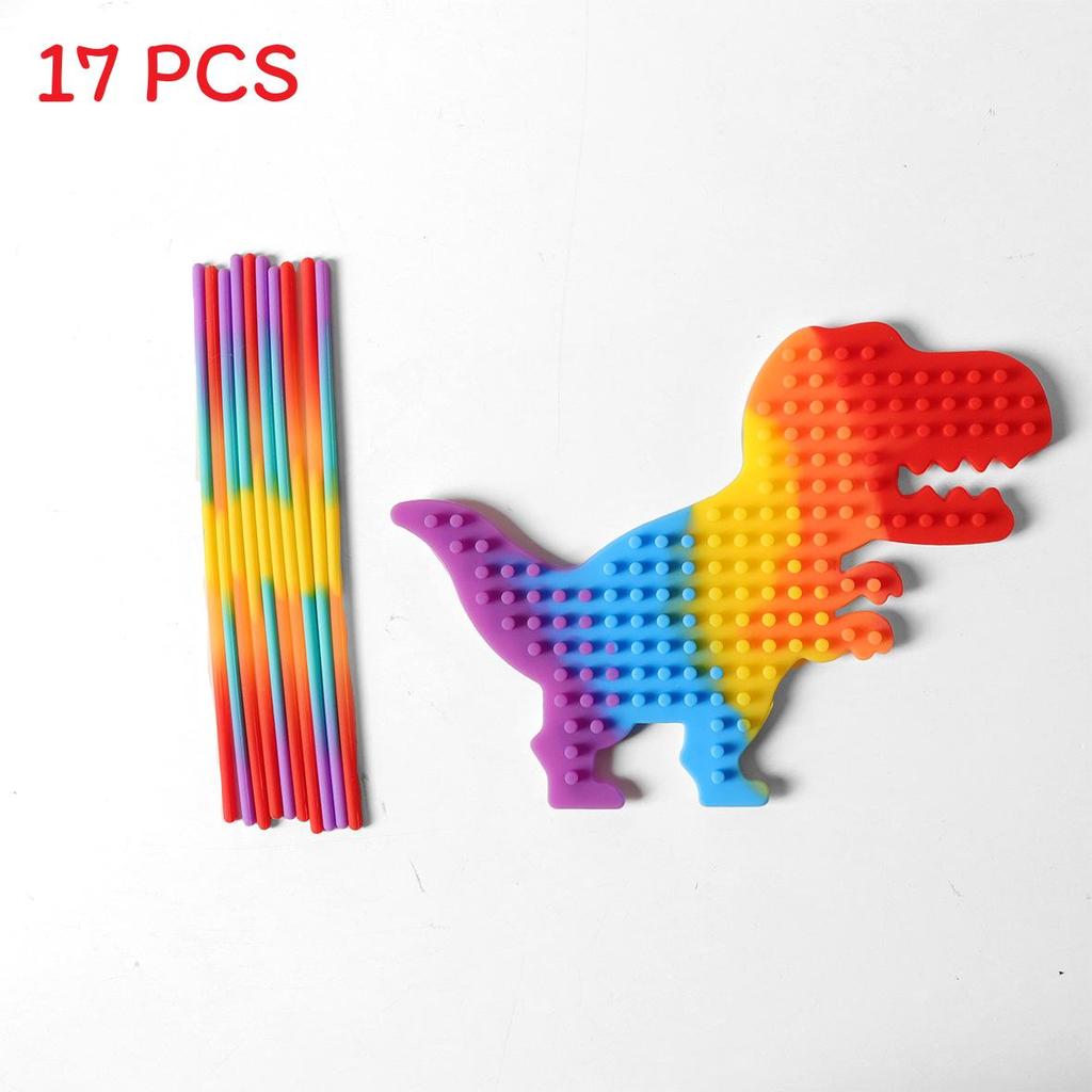 Colorful Silicone Sensory Activity Board For Kids With Unicorn Design For Stress Relief