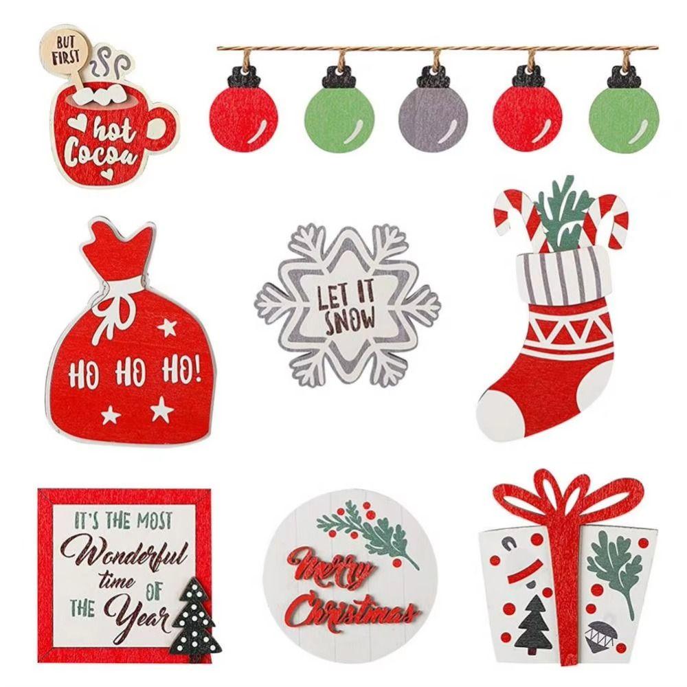 Tabletop Signs Christmas Tiered Tray Decor Christmas Farmhouse Christmas Decor  Festive Decor