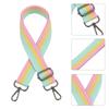 Lengthened Shoulder Bag Replacement Strap Stylish & Durable Fiber Sling Belt Multicolor Bag Strap Lightweight for Girls