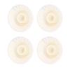 4 PCS Speed Tone Volume Control Knobs for EPI LP Electric Guitar (White  Black)