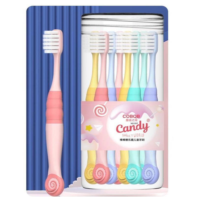 8 Pcs Soft Bristle Toothbrush Tongue Scraper 2 In 1 Cleaner Extra Soft Portable Teeth Cleaning Tool For Adult Travel