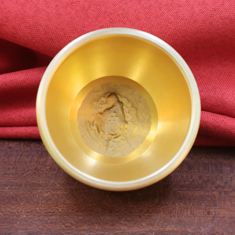 Hundred Blessings Bronze Brass Rice Ornament Home Living Room Decoration Wealth Accumulation Large Money Jar Treasure Bo