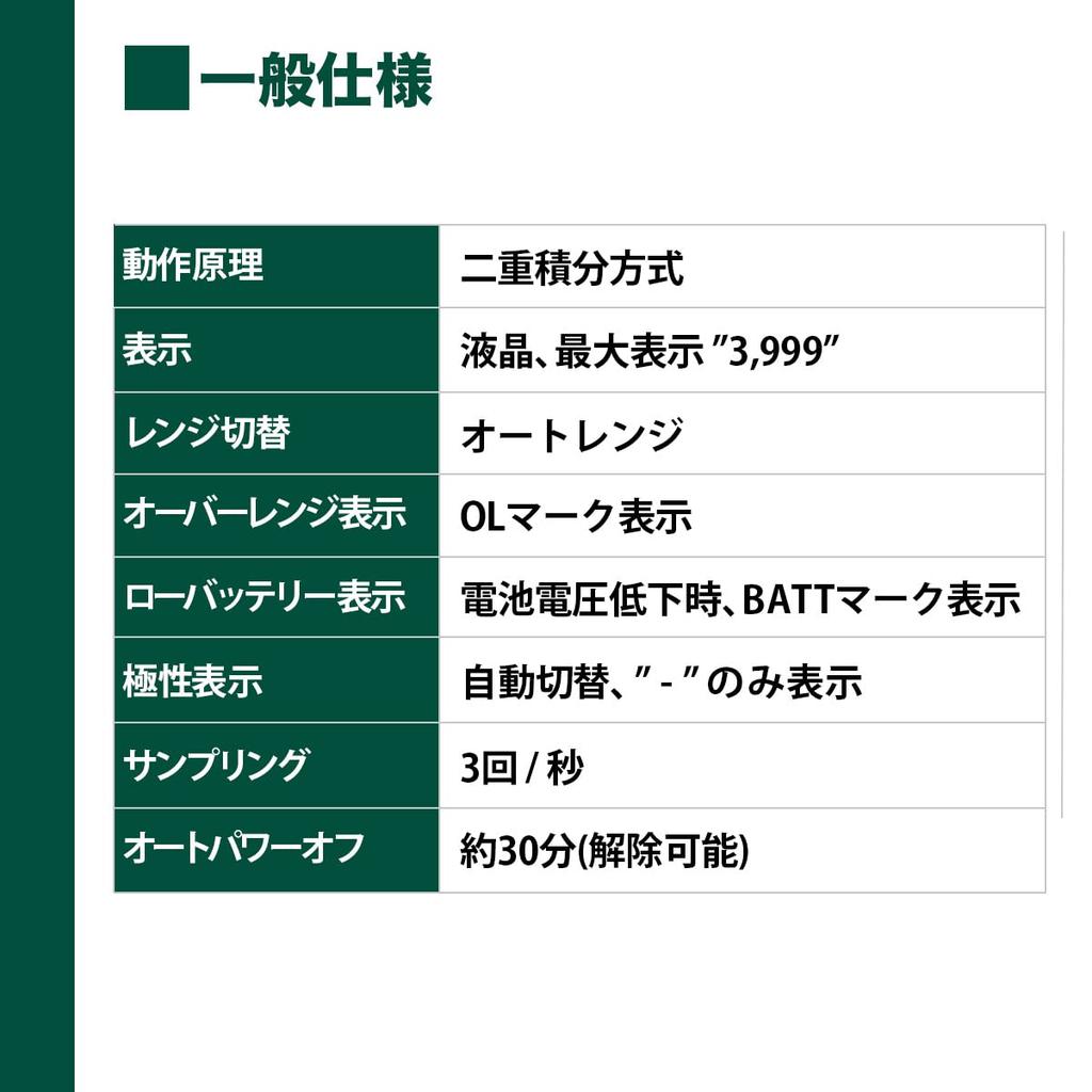 ELPA Digital Multi-Tester, Voltage, Electrical Tool, LED Check, M-09FBM