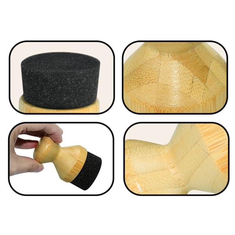 3pcs Effective Bamboos Oil Wax Applicator for Perfect Application On Wood Cutting Boards and Cooking Utensils