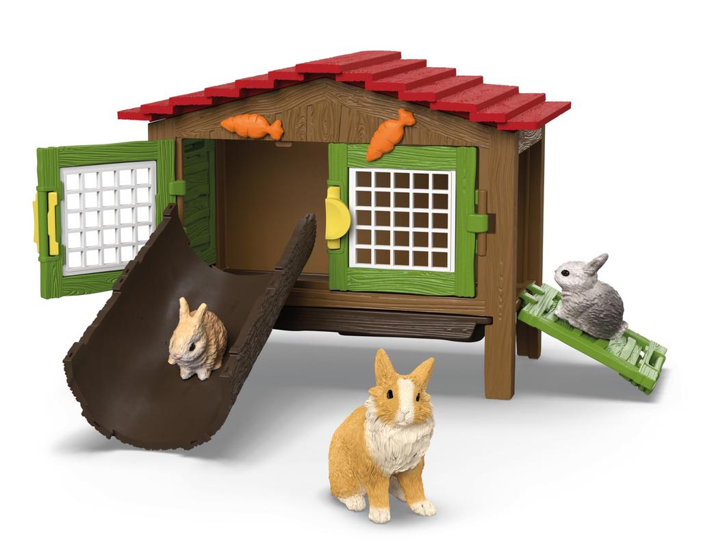 Schleich Farm World Rabbit Hutch 42728