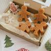 1PCS Gingerbread Man Christmas Scented Candle Aromatherapy Creative Festive Atmosphere Decoration Small Ornaments