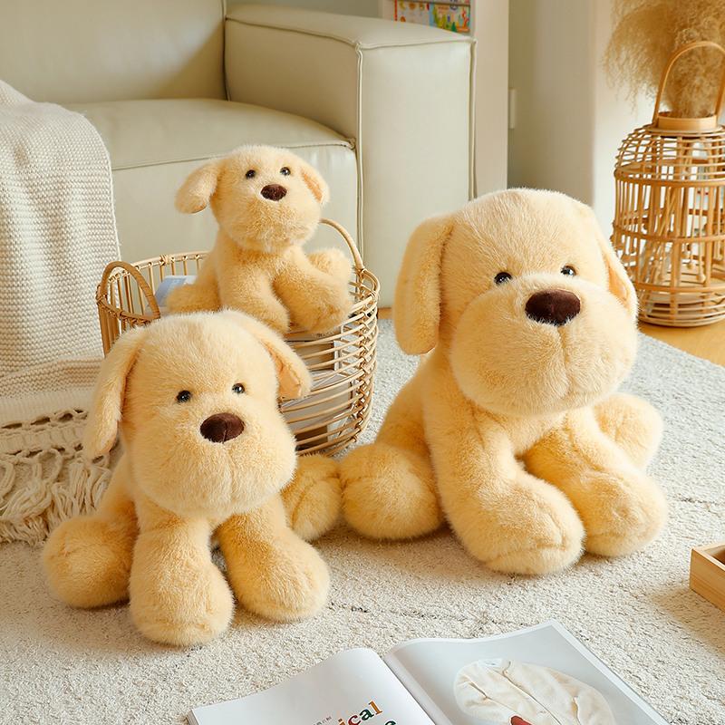 Cartoon Soft Dog Stuffed Animal Plush Pillow Cute Puppy Companion Pet Toy Kawaii Home Decor Christmas Gift For Kids