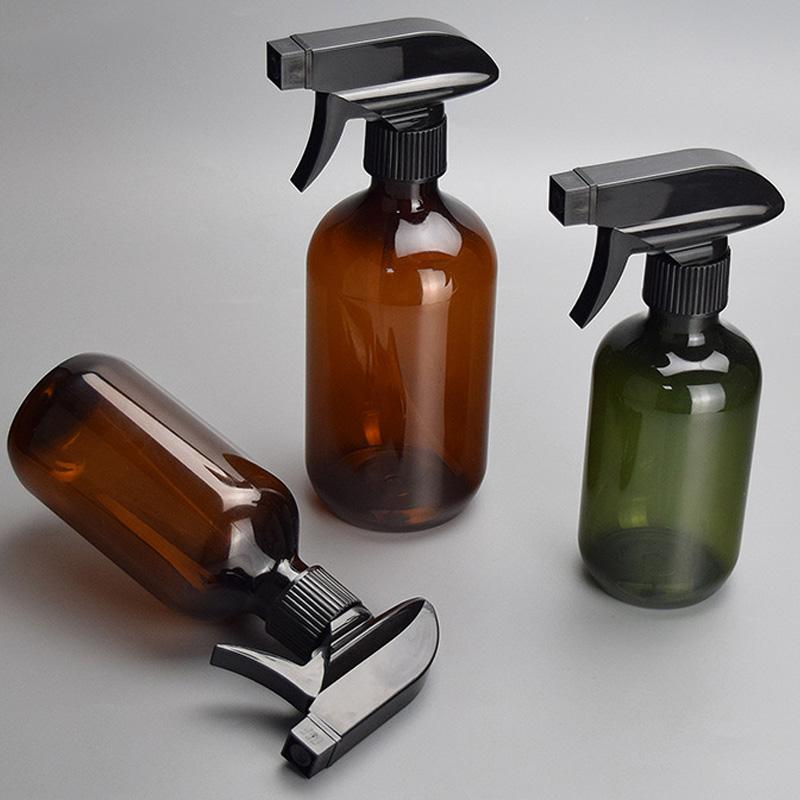 300/500ML Refillable Empty Glass Plastic Spray Bottle High Pressure Moisturizer Container for Water Can Hair StylistHairdressing