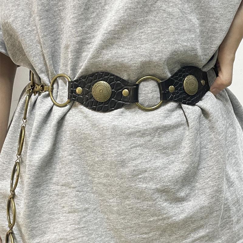 Patru anotimpuri disponibile Cureaua noua Piele de dama Moda Versatilă Blugi Decorație curea cu fusta, costum, pulover pentru talie