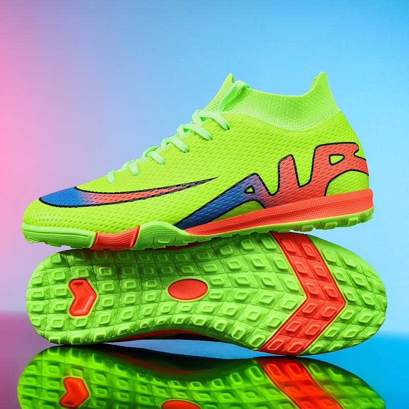 New Men Football Boots Grass Cleats High-top Non-Slip Soccer Shoes Futsal Sneakers High-quality Match Indoor Hot-selling Outdoor
