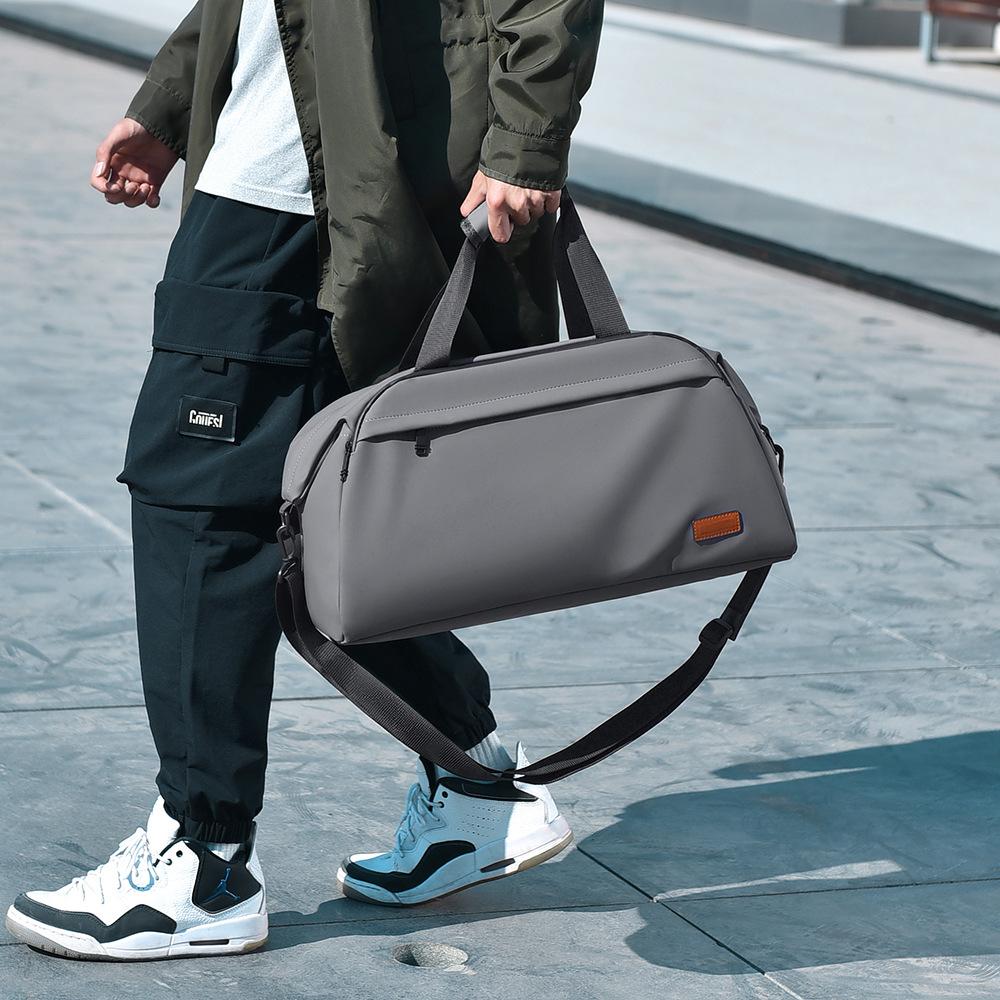 One-shoulder Crossbody Yoga Bag Dry Wet Separation Sports Gym Bag Large Capacity Business Travel Clothing Storage Bag