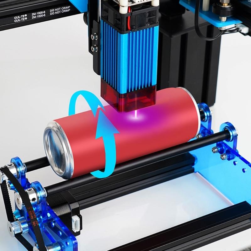 Engraving Machine with Roller Engraver with Rotary Axises for Personalized Jewelry and Craft Making