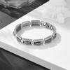 New Fashion Simple Dainty Tarnish Proof Silver Stainless Steel Bracelets for Women