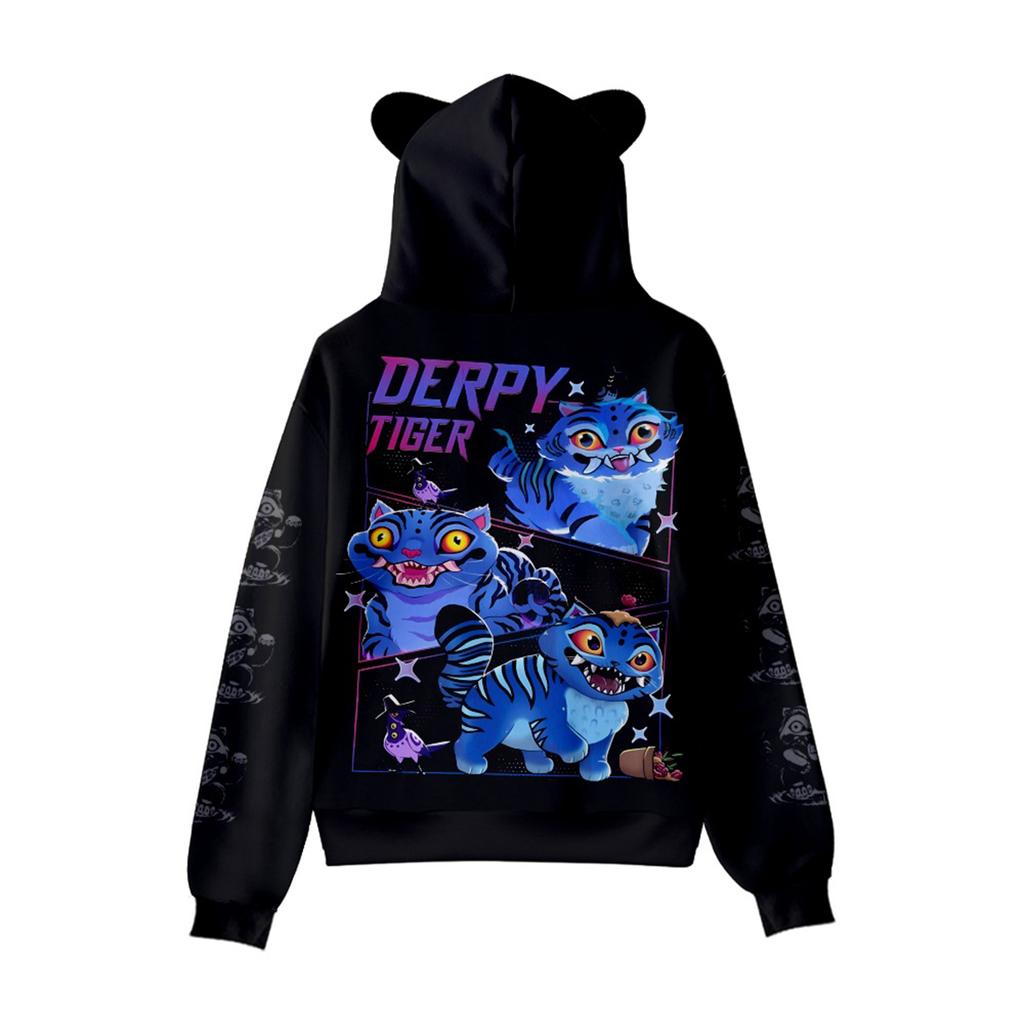 Children's Fashion Casual Long Sleeve Printed Neck Sweatshirt Top