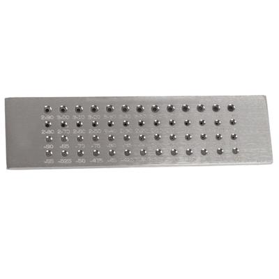 Round Holes Wire Drawing Board Metal Drawplate Jewelry Tools Decorations Accessory (0.26-4.1)
