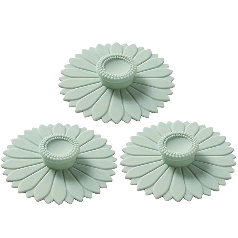 1/3Pcs Silicone Drink Cup Lids 10.5cm Creative Round Mug Cover Reusable Anti Dust Cup Covers Cute Coffee Mug Lid