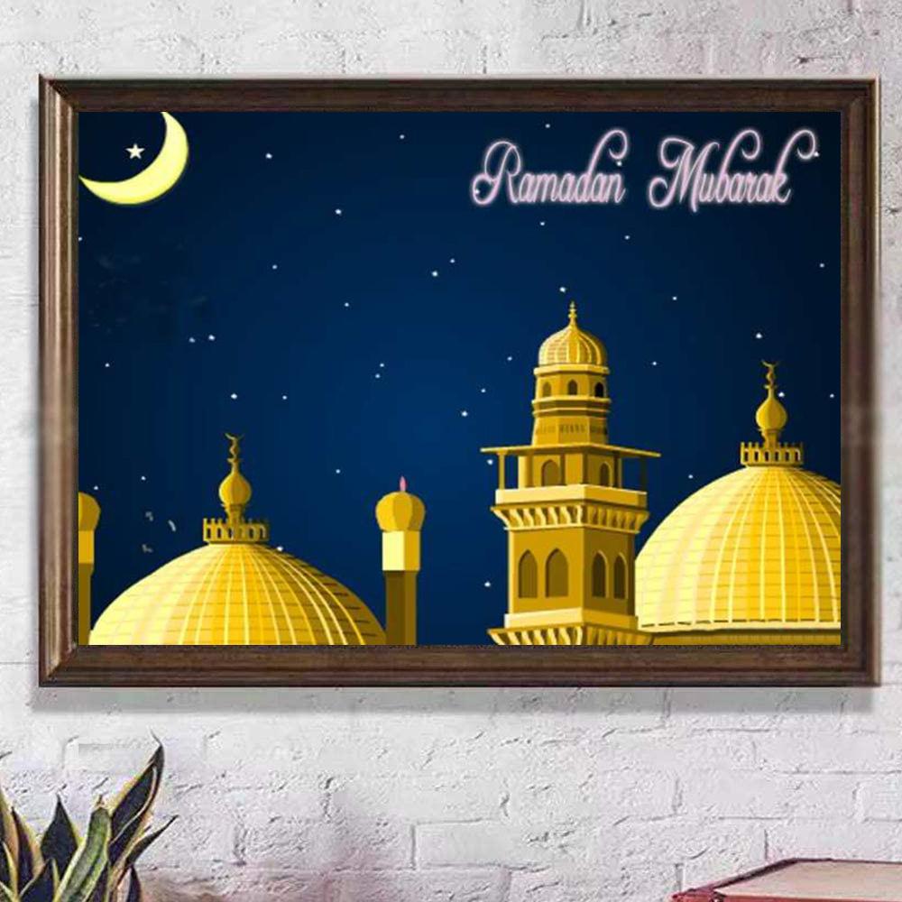 

DIY алмазная живопись Рамадан фестиваль комплект для вышивки крестом мозаика искусство алмазная живопись полный круг/квадратный алмаз украшение дома