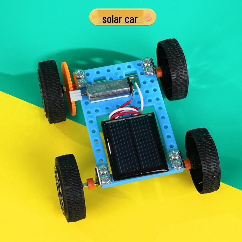 Solar Mini Car STEAM Science Kit - New Energy Vehicle Experiment