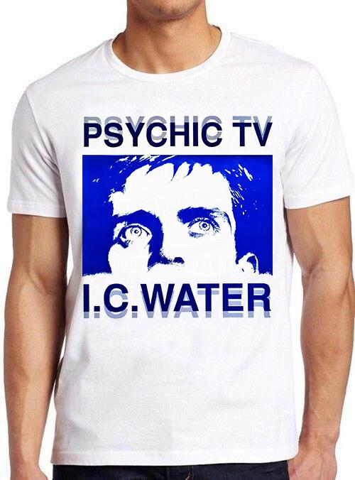 Psychic TV I.C Water Punk Rock Retro Music Top Tee T Shirt 7305 S разноцветный
