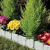 Hausgarten-Grenzeinfassung, Kunststoffzaun, Stein, Hof, Blumenbeet im Freien