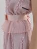 Sorry, Too Much Love Soft Veil Garden Lace Dress_Pink