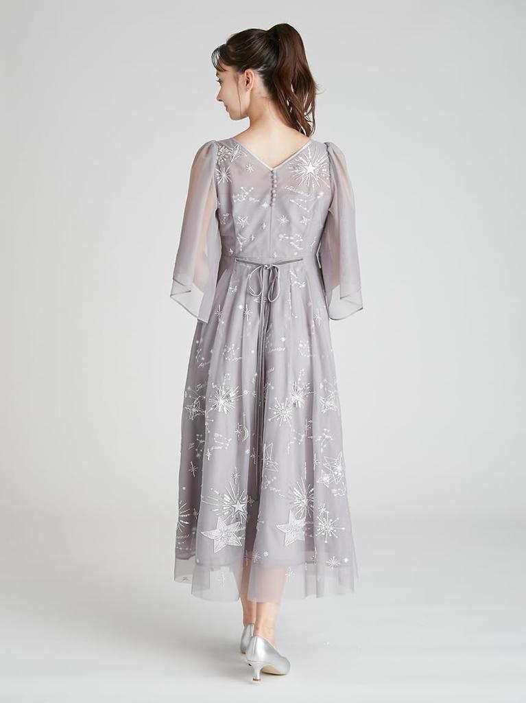 For Starry Tulle Dress CWFO261301LGRY36 [YUMIKATSURA CELFORD]