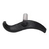 Curved Lathe Tool Rest Alloy Steel and Cast Iron 25mm Diameter Column Woodturning Lathe Tool Rest