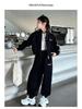 Autumn 2025 Stylish Korean Sporty Two-Piece Set for Teen Girls