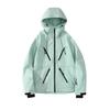 Ski Resort's Trendy Waterproof & Windproof Ski Suit Set for Men & Women, Fleece-Lined, Thickened, Plus Size, Warm