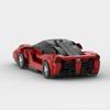 MOC- 93967 Ferrari 8 Grid Racing Sports Car Parts Package Speed Toy Car Model
