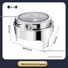 Stainless Steel Electric Buffet Stove with Hydraulic Flip Cover for Heat Preservation