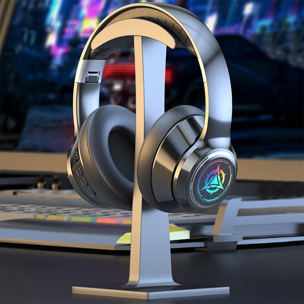 Noise Canceling Wireless Bluetooth 5.2 Headphones Mega Bass Over-Ear Computer Wireless Headphones Pluggable Card Earmuffs