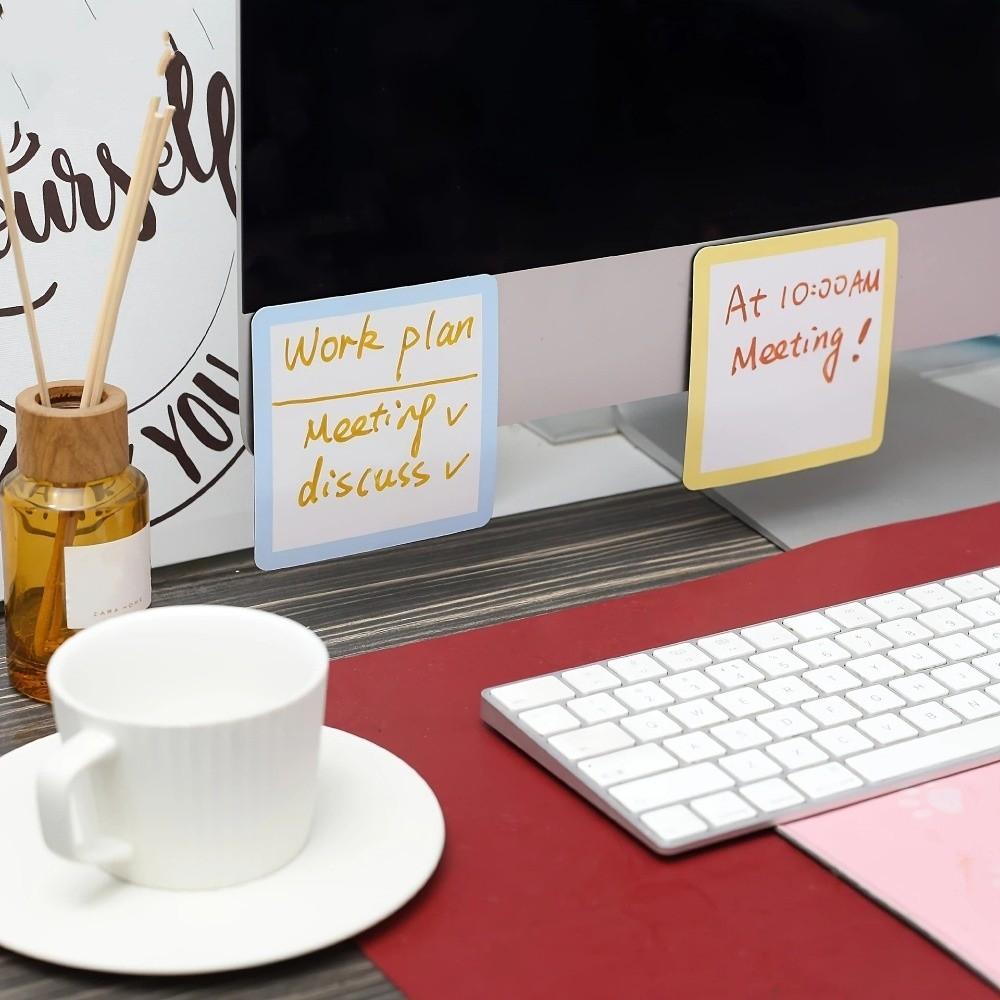 Writable Memo Boards Multifunctional Magnet Name Tags Whiteboard Label Stickers Office